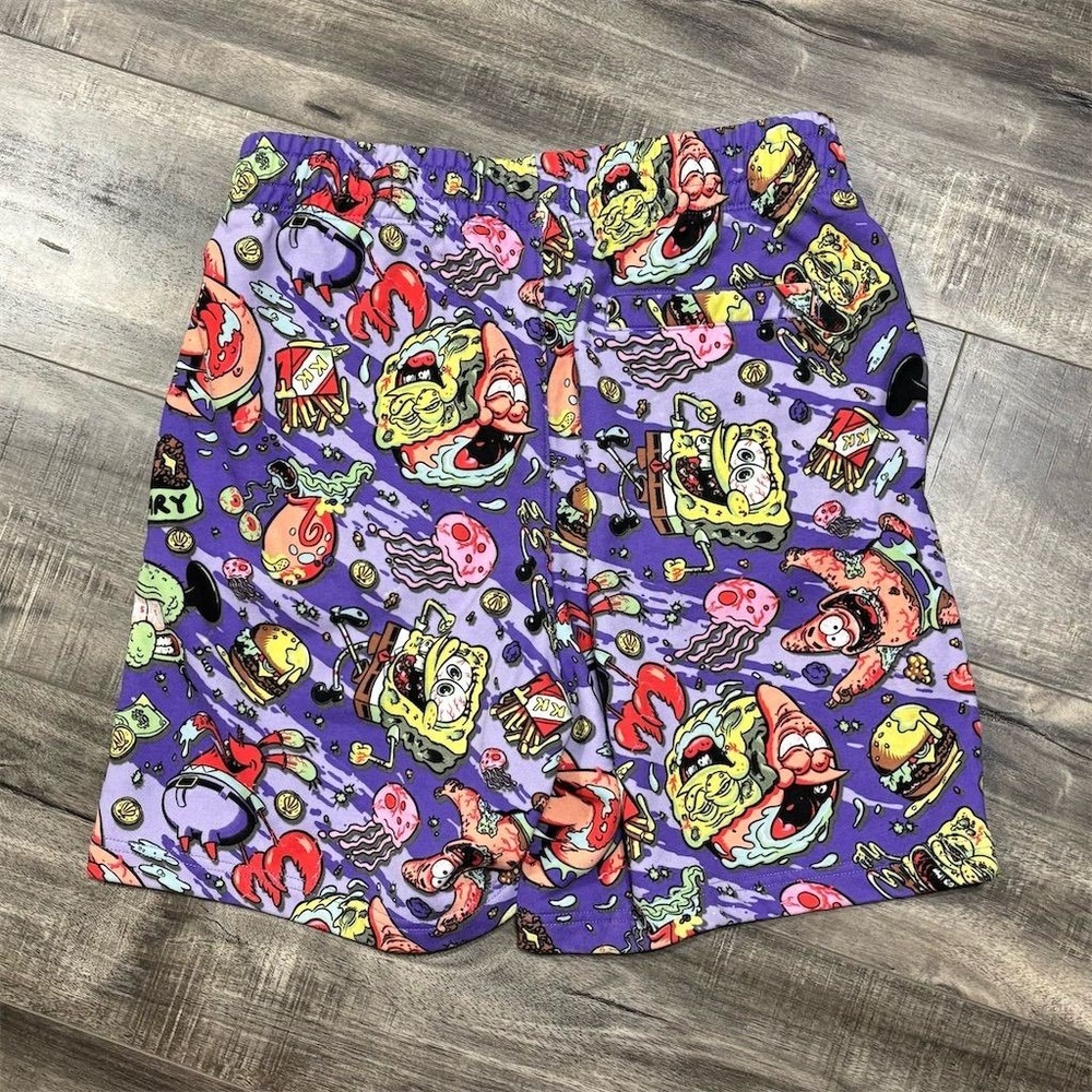 SpongeBob‎ x H&M Unisex Relaxed Fit Sweat Shorts Multicolor Size S
